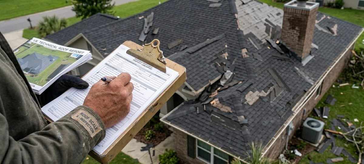 Aerial Roof Reports for Insurance Claims